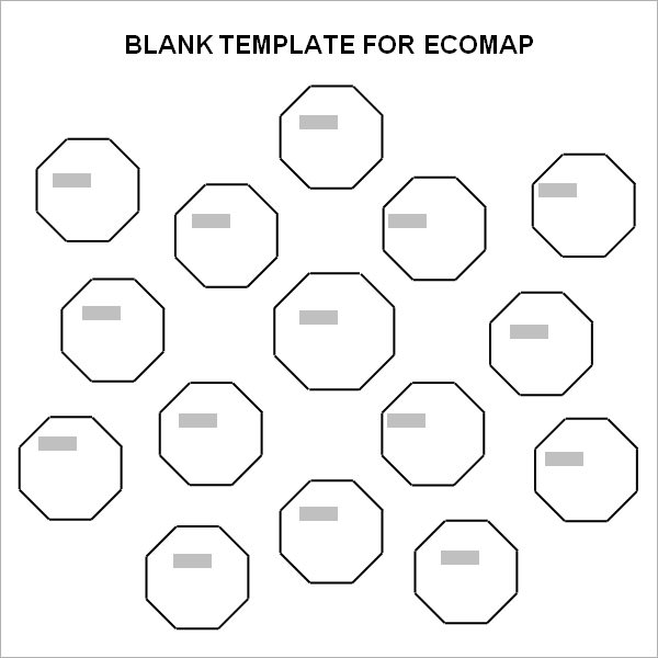 free ecomap template for word